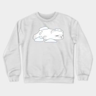 Sleepy Polar Bear Crewneck Sweatshirt